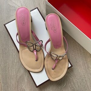 rare coach butterfly heels